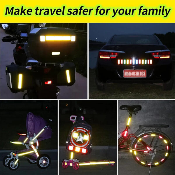 Safety Reflective Stickers (10 pcs)