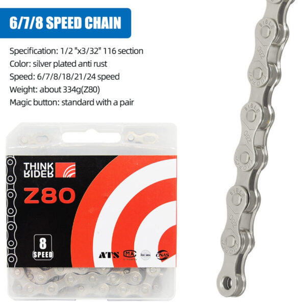 Full Electroplated Bike Chain