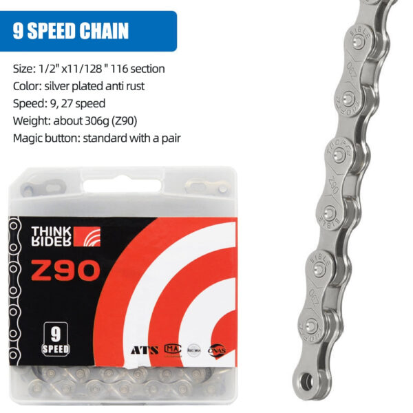 Full Electroplated Bike Chain