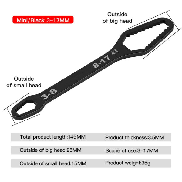 Universal Double-Head Torx Wrench