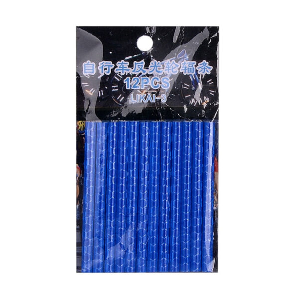 Reflective Spoke Sleeves (12pcs/bag)