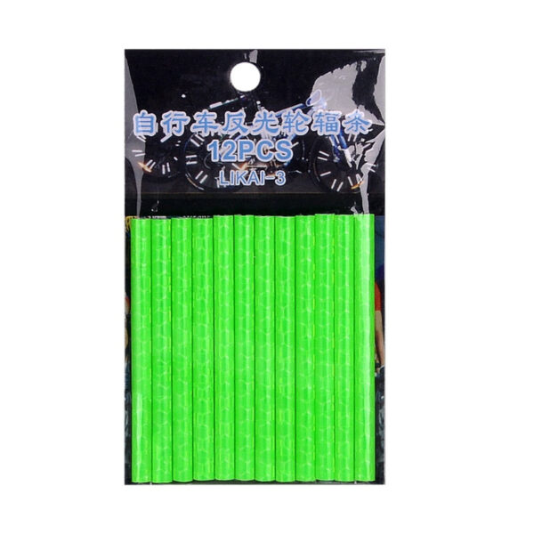 Reflective Spoke Sleeves (12pcs/bag)