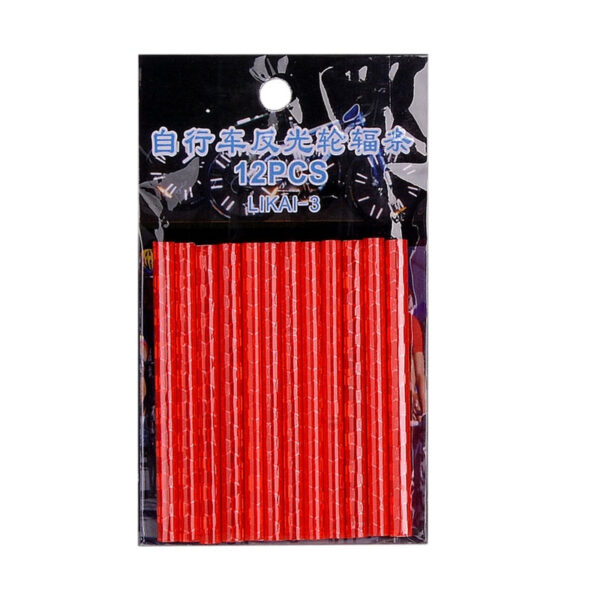 Reflective Spoke Sleeves (12pcs/bag)