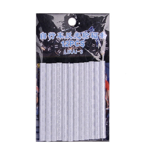 Reflective Spoke Sleeves (12pcs/bag)