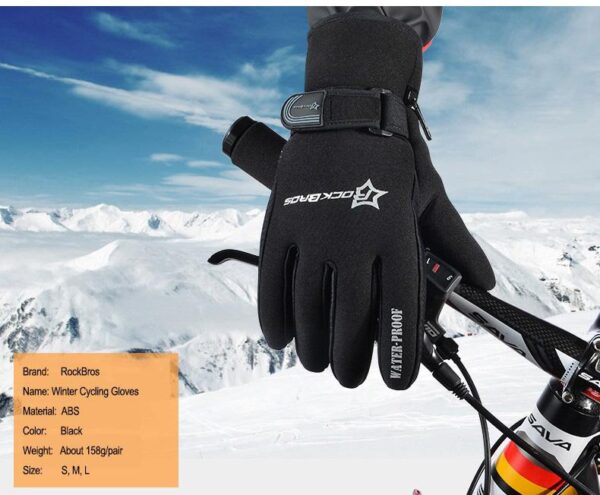 ROCKBROS Ultra-thick Warm Fleece Gloves