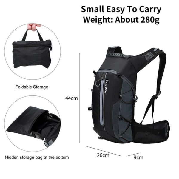 10L Ultralight Portable Cycling Backpack