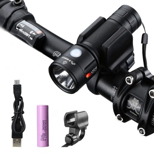USB Rechargeable Bike Light & Flashlight