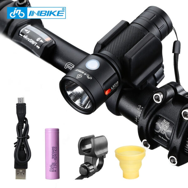 USB Rechargeable Bike Light & Flashlight