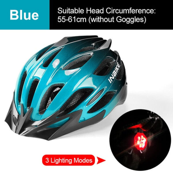 INBIKE Light Bicycle Helmet with Taillight
