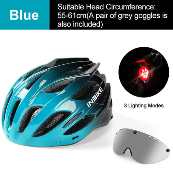 INBIKE Light Bicycle Helmet with Taillight