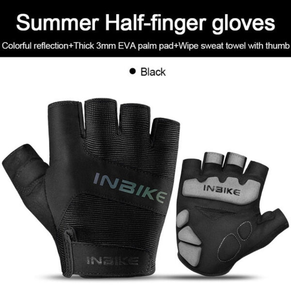 INBIKE Reflective Half Finger Cycling Gloves