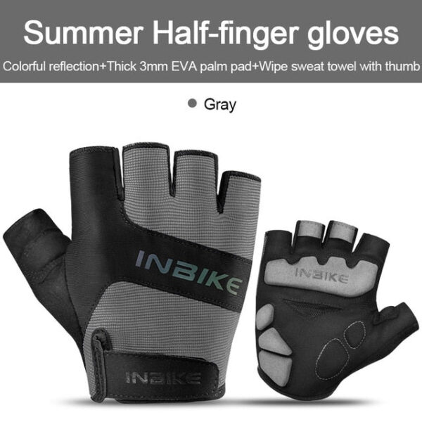 INBIKE Reflective Half Finger Cycling Gloves