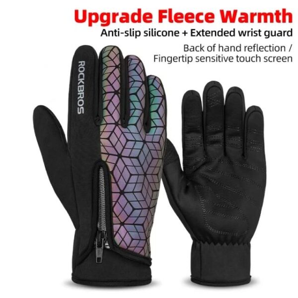Rocker Fleece Winter Touch Screen Gloves