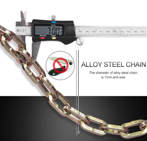 INBIKE 5 Digit Password Bike Chain Lock