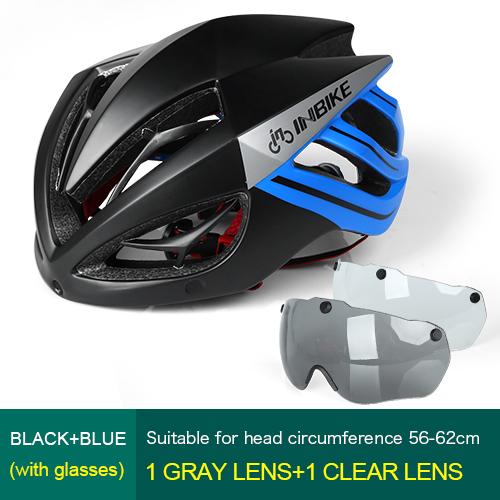 INBIKE Mountain Road Bike Cycling Safe Helmet with Magnetic Goggles