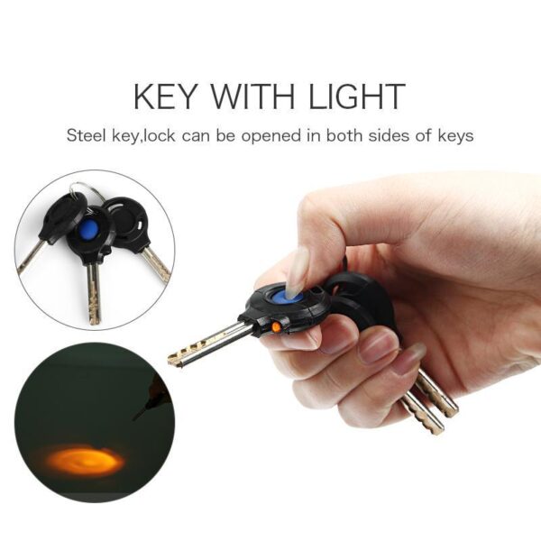 INBIKE 0.85m Flexible Solid Bicycle Cable Lock