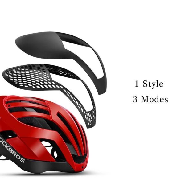 ROCKBROS 3 in 1 Integrally Molded Pneumatic Cycling Helmet