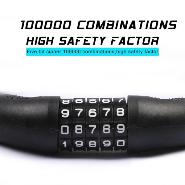 WEST BIKING Digital Bike Chain Lock